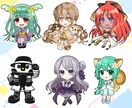 商用利用OK！ミニキャラ・SDキャラお描きします アイコン・YouTube・Vtuber・グッズイラストに！ イメージ5