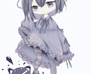 かわいい×ダークなデフォルメイラスト描きます 丸投げOK！衣装やポーズも一緒にご提案します イメージ2