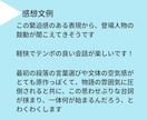 女性向け一次・二次創作小説の感想を書きます テキストでの納品！優しさレベル各種対応 イメージ2