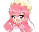 レトロ可愛い女の子のアイコン描きますます レトロでガーリーな雰囲気が好きな方にぴったりのアイコン イメージ4