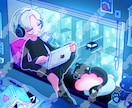 ポップでかわいいイラスト描きます おしゃれでエモい&今っぽい雰囲気お求めな方はご相談ください！ イメージ1