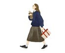 オシャレな雑誌風の全身アイコン描きます 憧れの姿も可★シンプルでオシャレなイラストを水彩画で★ イメージ3