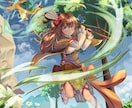 イラスト描きます 繊細な絵を描きます。ファンタジーと着物が得意です。 イメージ1