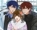 背景込みのキャラクターイラストを描きます 商用利用可！サムネやグッズ用イラストに最適です イメージ3