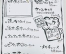 飲食店のメニュー表を手書きで作成いたします ほっこりとした手書きメニューでアットホームでおしゃれな店内に イメージ3