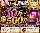 インスタリール再生数＋10万回増やします Instagram再生数いいね数増加、IGTV・リール対応 イメージ1