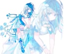 キャラデザイン、立ち絵描きます 配信、グッズ用などキャラデから立ち絵まで制作します イメージ6