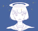 アイコンや似顔絵可愛い女の子のイラスト描きます あなただけの女の子描きます！！ イメージ1