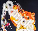 写真から手描きアナログ似顔絵描きます 写真をもとに似顔絵を描きます。A4ケント紙アクリル絵の具 イメージ4
