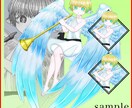 キャラクター立ち絵承ります 表情差分2つ（真顔、微笑）、かわいい女の子が得意です！ イメージ6