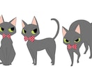 猫ちゃんのイラストお描きします 〜猫ちゃん好きのためのイラスト〜ラフ修正制限なしです イメージ6