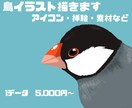 鳥イラスト描きます あなたの「推し鳥」を可愛く描きます！ イメージ1
