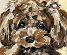 カワイイワンちゃんの似顔絵をポップに描きます お気に入りのお写真をもとに特別な一枚を描きます。 イメージ5