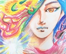 あなたの守護霊・瑞獣オーラを描きます サイキックアートのトップアーティスト小笠原まさや作品！ イメージ1