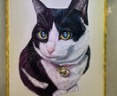 アクリル画でペット(猫・犬)の似顔絵を手描きします クラフト紙をベースにリアルで温かみのある絵です イメージ4