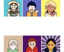 商用利用◎かわいいアイコン描きます ブログSNSでの身バレ防止に効果的！ポップなイラス描きます！ イメージ3