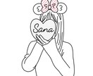 あなたのスキをいっぱい！のイラスト描きます 自分らしいアイコン！即日〜５日で納品します！ イメージ5