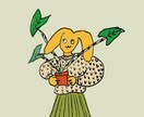 ゆるいかわいい動物のイラスト描きます 個性的な絵でインパクト与えられます イメージ3