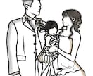 素敵な結婚式のお手伝いをします ウェディングイラスト 似顔絵 ウェルカムボード イメージ6