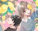 キラキラで美しいキャラクターイラストを描きます 一枚絵を必要としている方｜配信サムネイル、歌ってみた、グッズ イメージ9