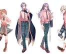 キャラクター立ち絵を制作します お客様の大切なキャラクターのこと、しっかりとお聞きします！ イメージ2