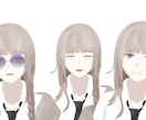 VTuber・Vライバー用モデル制作致します キャラデザからモデリングまで！独特な雰囲気をお求めの方へ イメージ5