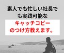 素人も忙しい人も】キャッチコピーのつけ方教えます 読者をグイっと引き寄せる！2億円ライターから学んだテクニック イメージ1