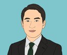名刺・会社プロフィールに使いやすい似顔絵かきます 清楚感あるビジネス向け似顔絵を制作 イメージ4