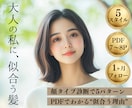 美容室で迷わない！再現性のある髪型提案します 顔写真で診断◎「似合う×再現できる」ヘアをご提案 イメージ1