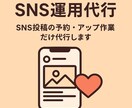 SNS運用☆投稿の予約・アップ作業代行します 合わなければ更新無しでOK！1ヶ月からお試ししませんか？ イメージ1