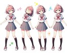 プレミアム設定でVTuberを制作いたします イラストを制作しLive2Dでモデリングいたします。 イメージ4