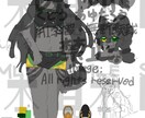 オリジナルのケモノキャラデザインします 少し気怠げな雰囲気や湿度が特徴 イメージ10