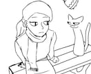 商用OK！シンプルな人物＋背景を描きます 表紙、挿絵などワンポイント絵が欲しいときにおすすめです。 イメージ10