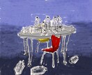 面白味のあるデジタル一枚絵を描きます 人物、物、イメージ画を問わず独特な雰囲気のイラスト描きます イメージ5