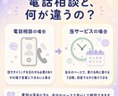 人間関係も仕事も、複数のAIを使って整理します 電話が苦手な方へ。テキストで相談・壁打ちしましょう。 イメージ5