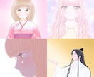透明感のあるアイコン、イラストお描きします ♡初めての方もお気軽にご相談ください♡ イメージ8