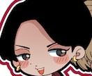 SNS用アイコン作成します Cuteで鮮やかなキャラクターアイコン作成します イメージ6