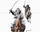 思い描いている映像を描きます 瞬間的な動きのある内容や難しいテーマ等、イラスト描きます。 イメージ1