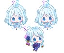 可愛いデフォルメイラストキャラ描きます アイコン、配信、動画等や商用可能なのでグッズにも！ イメージ9