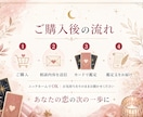 14日以内に、この恋に起こることを占います 16年、3000件の実績で恋の14日を丁寧に読み解きます イメージ5
