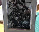 イラストを切り絵にいたします 写真とは違う雰囲気があります！ イメージ1