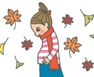女性向け商業イラスト4C、1枚から承ります かわいい・おしゃれ・スタイリッシュ イメージ1