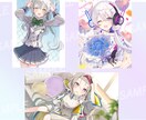 キャラクターイラストを描きます サムネイルや立ち絵、VTuberデザインを考えます！ イメージ5