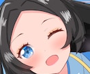 キラキラ女の子のアイコンお描きします キラキラかわいい女の子アイコンで毎日を楽しく イメージ1