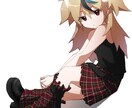 商用利用可　お手軽価格でイラスト依頼できます 3名様限定。アニメ塗りでイラストを仕上げます イメージ2