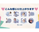 お子さまの写真から、LINEスタンプを作成します 笑顔も、泣き顔も、変顔も、可愛い瞬間をLINEスタンプに！ イメージ3