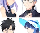 男性キャラが得意、アイコン等のイラスト描きます 低価格で高品質な目を引く魅力的なキャラクターを描きます イメージ5