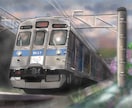 風景と鉄道の絵描きます 街中から郊外まで、天気問わず描きます。 イメージ1