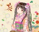 各イベント・バースデ―カード等描かせていただきます オリジナルでアナログ・デジタルでカードを描かせていただきます イメージ1