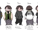 デフォルメイラスト描きます 服、髪、ピアスなど忠実に再現します。お気軽にどうぞ！ イメージ5
